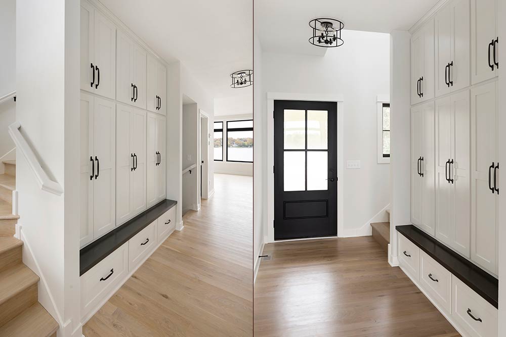 Mudroom builtin cabinetry